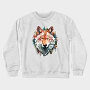 Alpha Wolf Animal World Wildlife Beauty Discovery Crewneck Sweatshirt